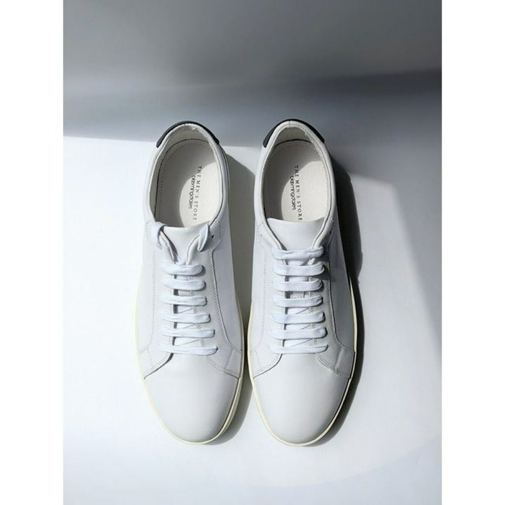 NWT The Men's Store at Bloomingdale's Low Top Sneakers White Size 13 MSRP $175